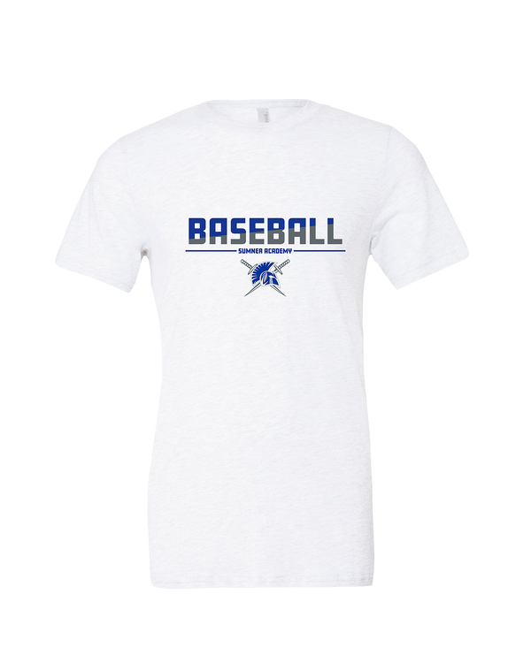 Sumner Academy Baseball Cut - Mens Tri Blend Shirt