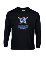 Sumner Academy Baseball Shadow - Mens Basic Cotton Long Sleeve
