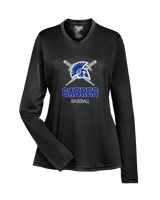 Sumner Academy Baseball Shadow - Womens Performance Long Sleeve