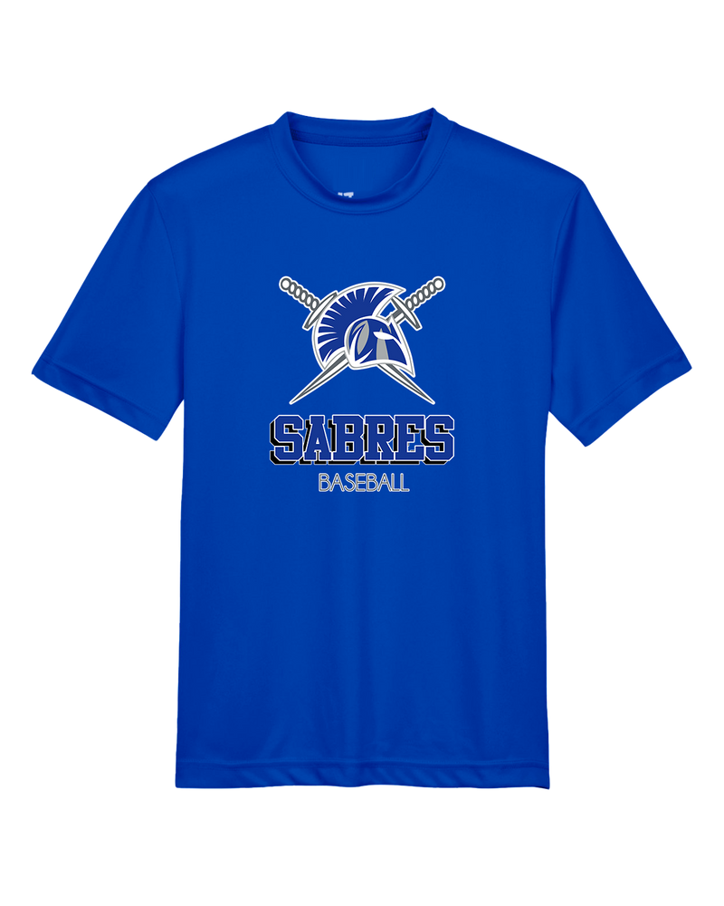 Sumner Academy Baseball Shadow - Youth Performance T-Shirt