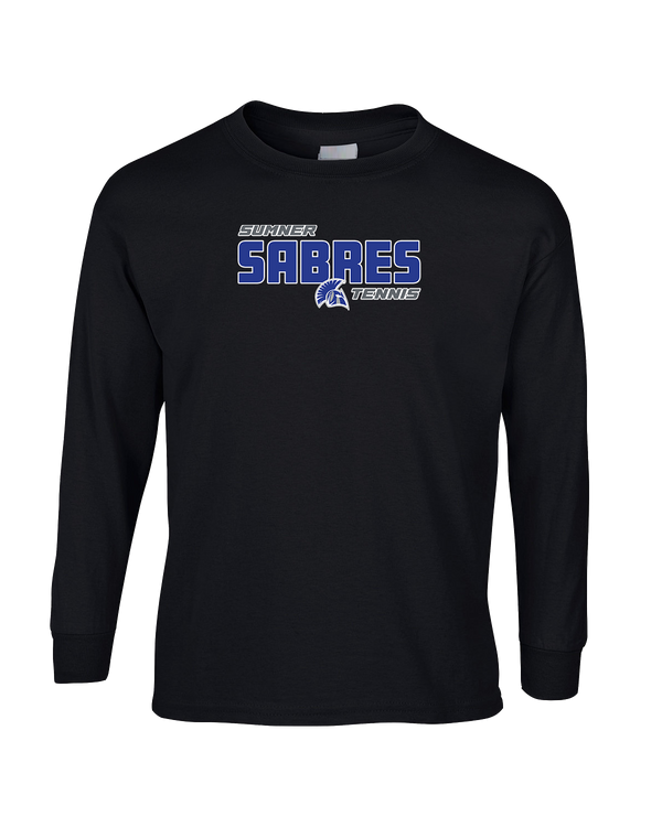 Sumner Academy Tennis Bold - Mens Basic Cotton Long Sleeve