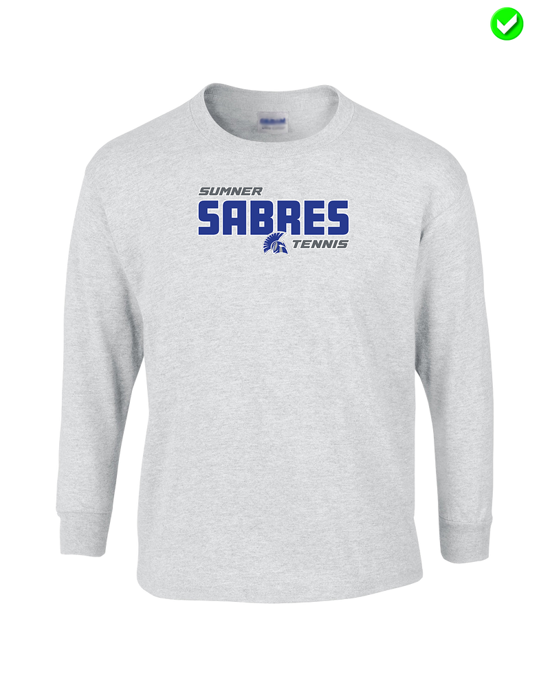 Sumner Academy Tennis Bold - Mens Basic Cotton Long Sleeve