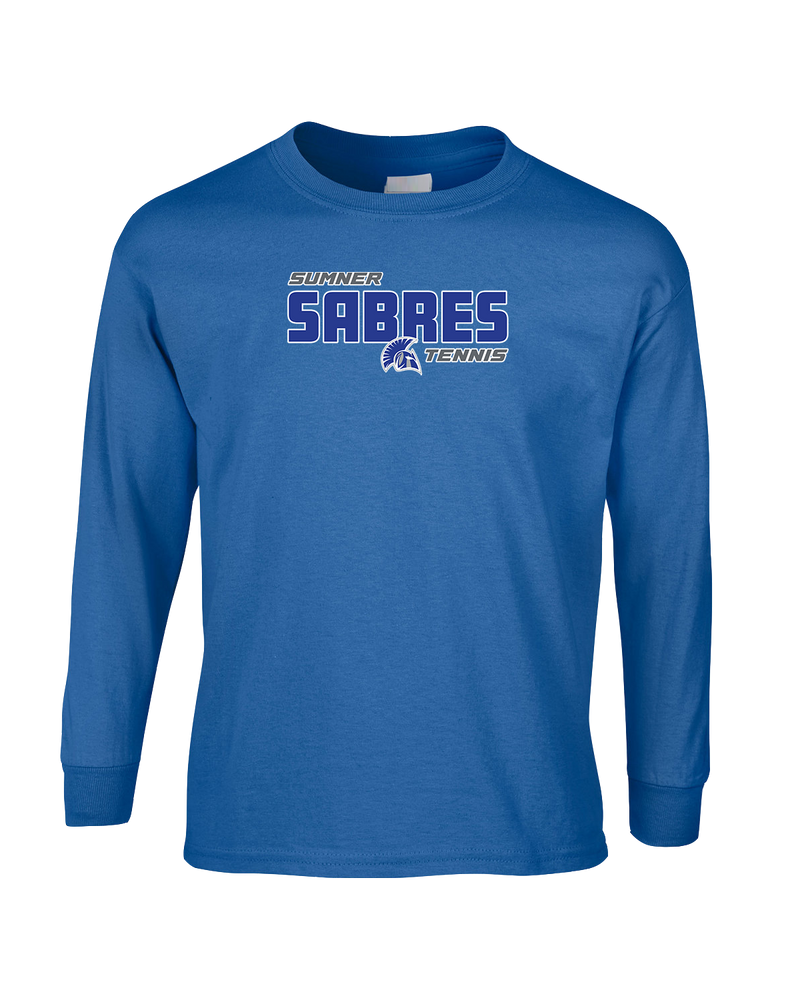 Sumner Academy Tennis Bold - Mens Basic Cotton Long Sleeve