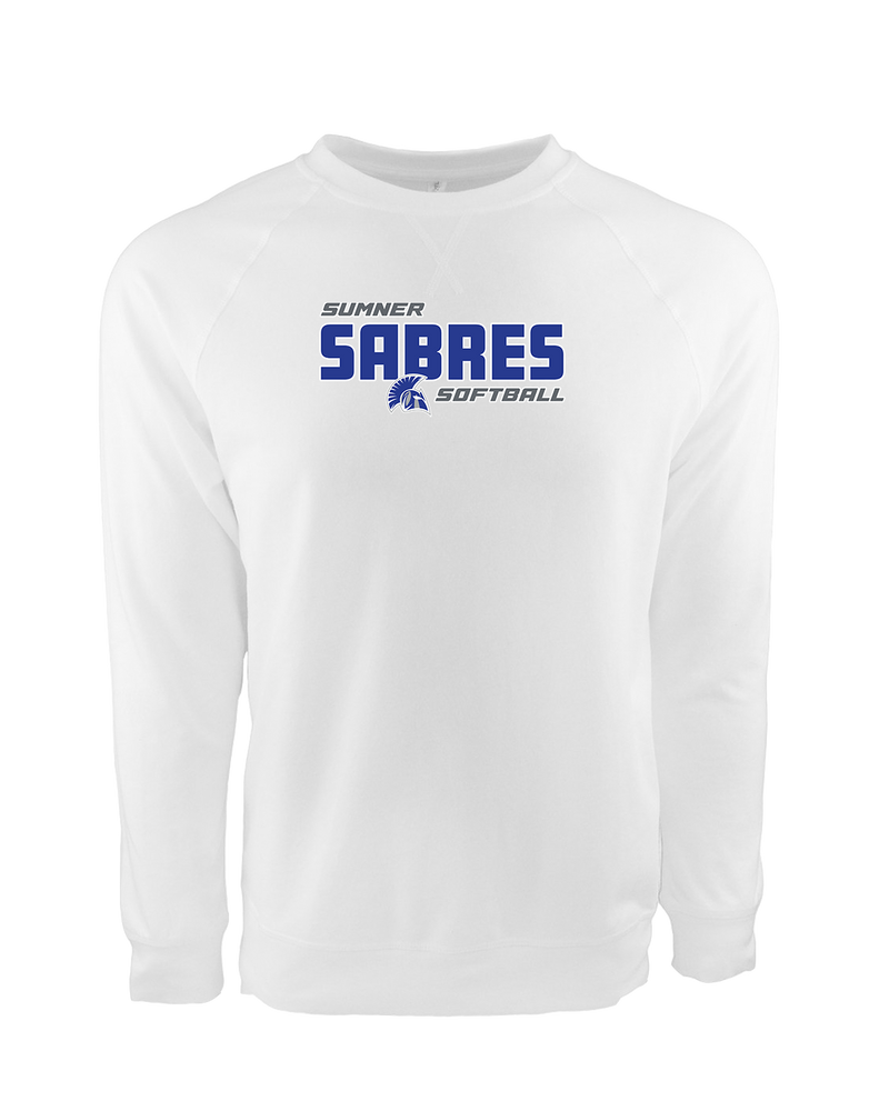 Sumner Academy Softball Bold - Crewneck Sweatshirt