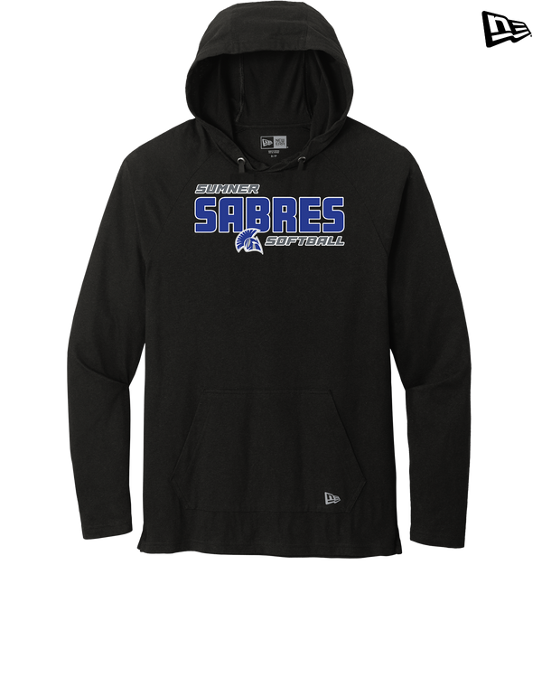 Sumner Academy Softball Bold - New Era Tri Blend Hoodie