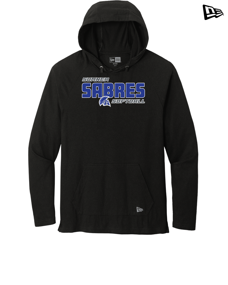 Sumner Academy Softball Bold - New Era Tri Blend Hoodie