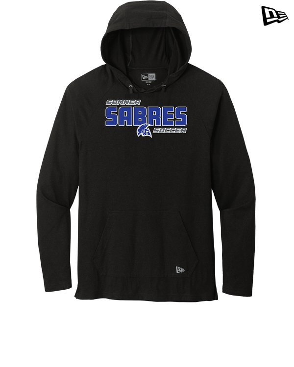 Sumner Academy Soccer Bold - New Era Tri Blend Hoodie