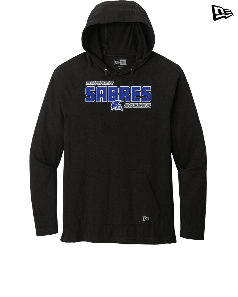 Sumner Academy Soccer Bold - New Era Tri Blend Hoodie