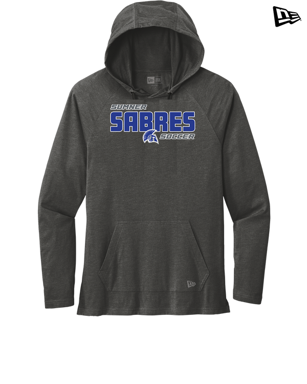 Sumner Academy Soccer Bold - New Era Tri Blend Hoodie