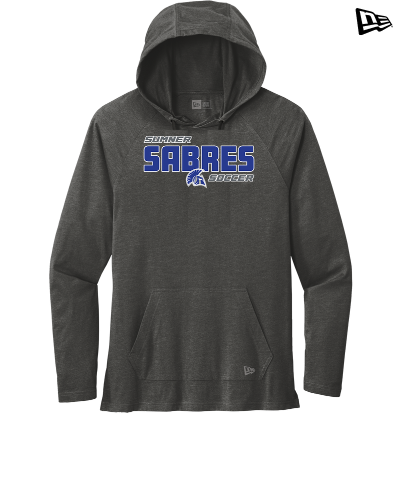 Sumner Academy Soccer Bold - New Era Tri Blend Hoodie