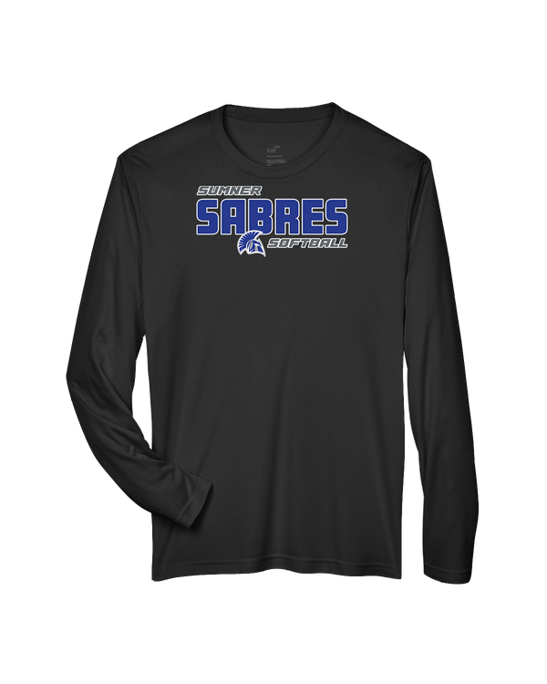 Sumner Academy Softball Bold - Performance Long Sleeve