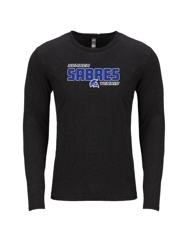 Sumner Academy Tennis Bold - Tri Blend Long Sleeve