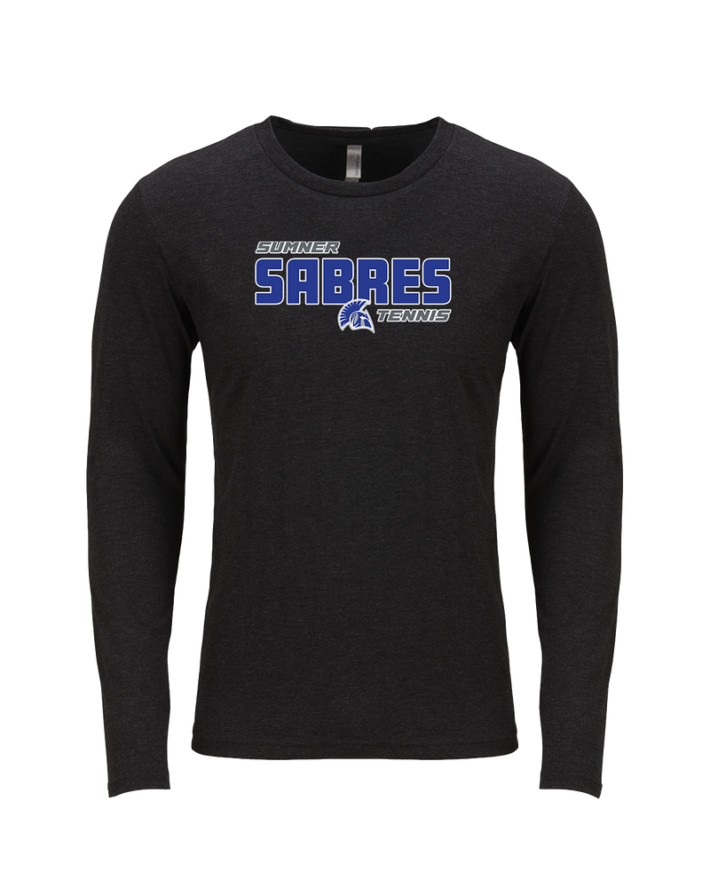 Sumner Academy Tennis Bold - Tri Blend Long Sleeve