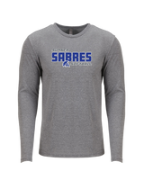 Sumner Academy Softball Bold - Tri Blend Long Sleeve