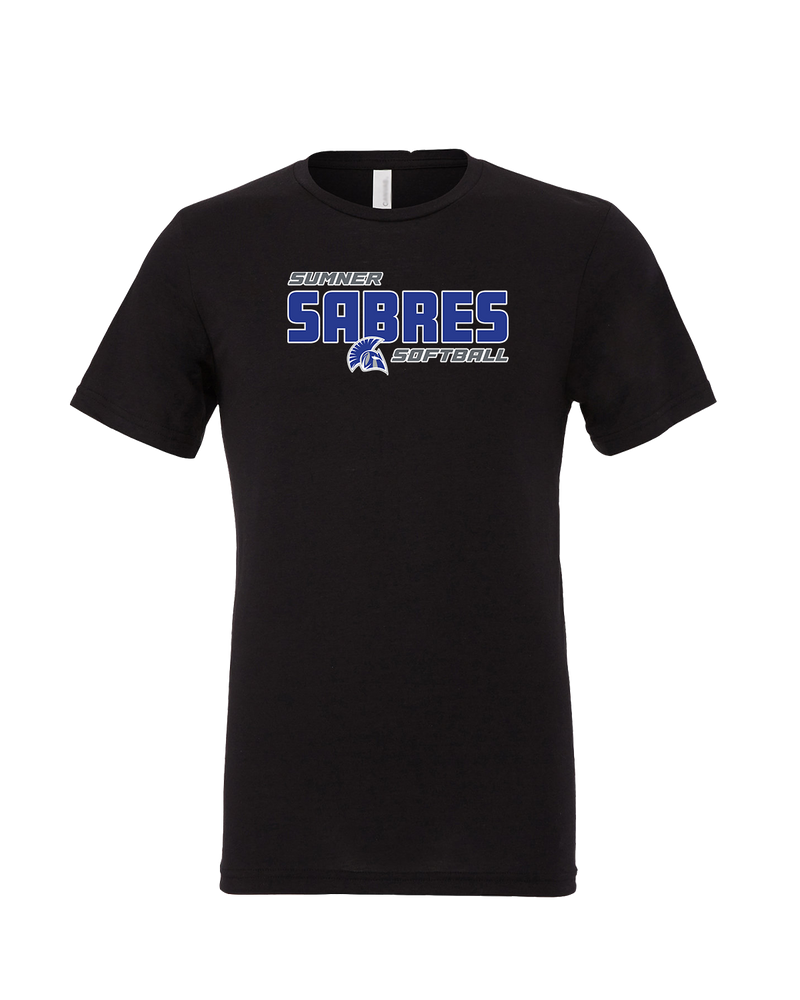Sumner Academy Softball Bold - Mens Tri Blend Shirt