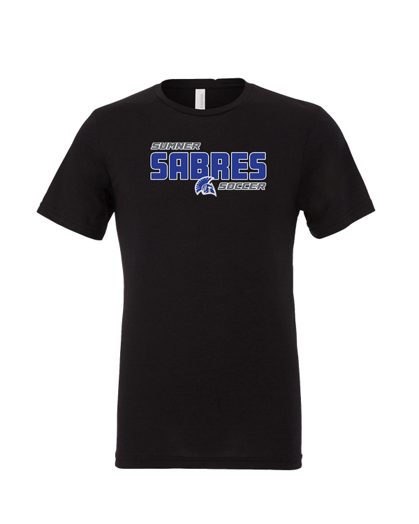 Sumner Academy Soccer Bold - Mens Tri Blend Shirt