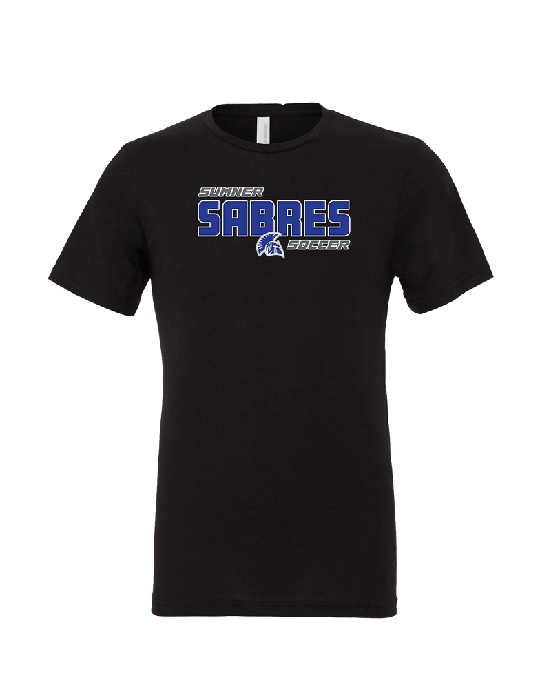 Sumner Academy Soccer Bold - Mens Tri Blend Shirt