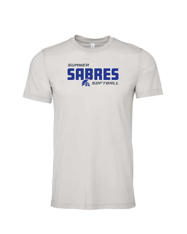 Sumner Academy Softball Bold - Mens Tri Blend Shirt