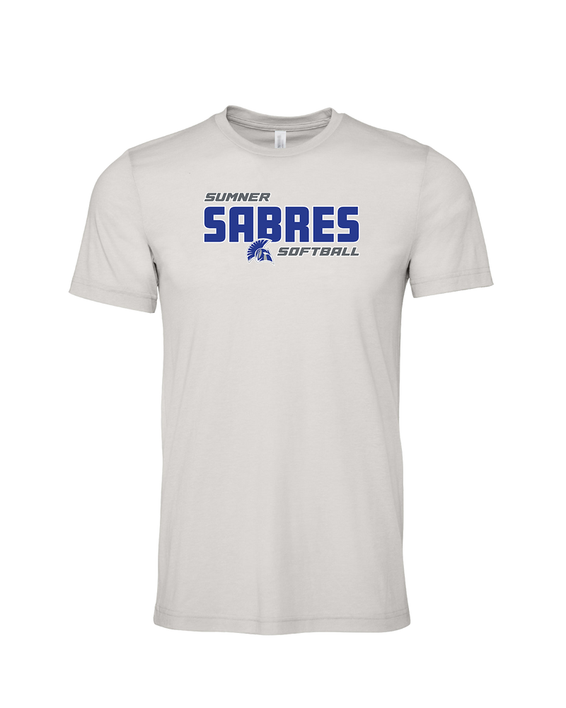 Sumner Academy Softball Bold - Mens Tri Blend Shirt