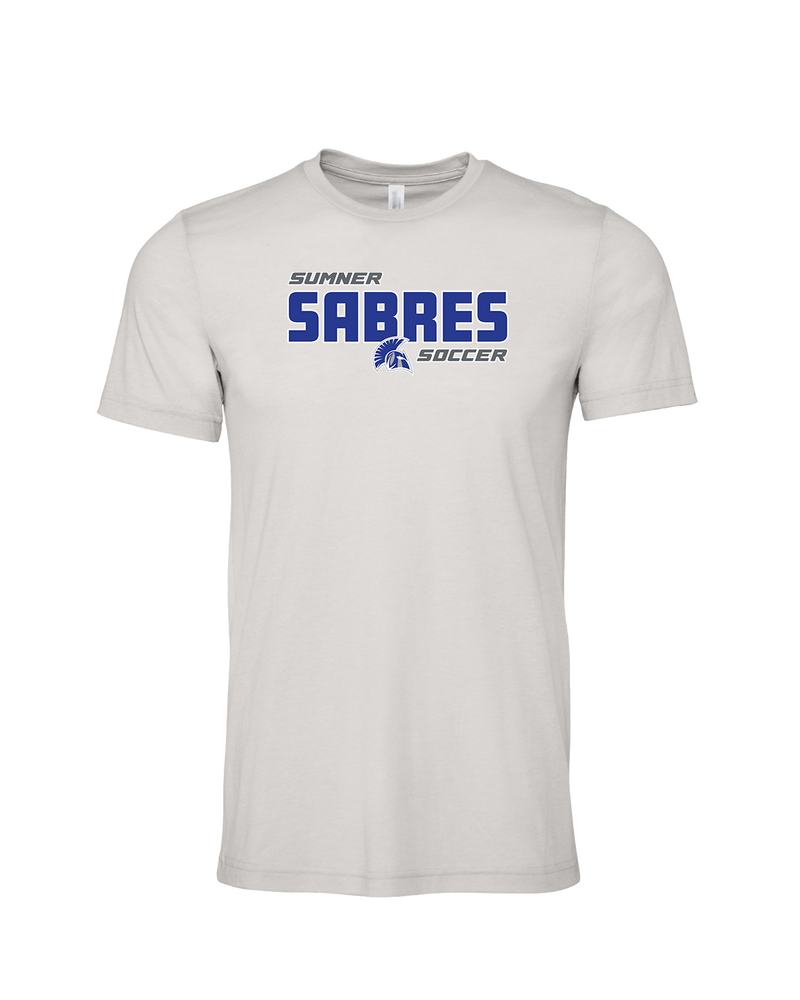 Sumner Academy Soccer Bold - Mens Tri Blend Shirt