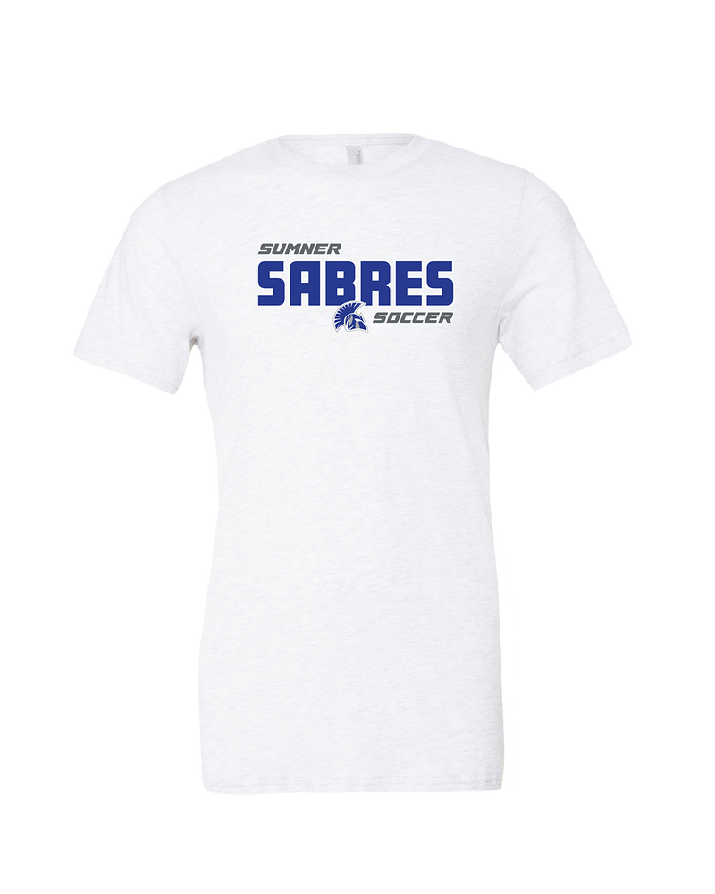 Sumner Academy Soccer Bold - Mens Tri Blend Shirt