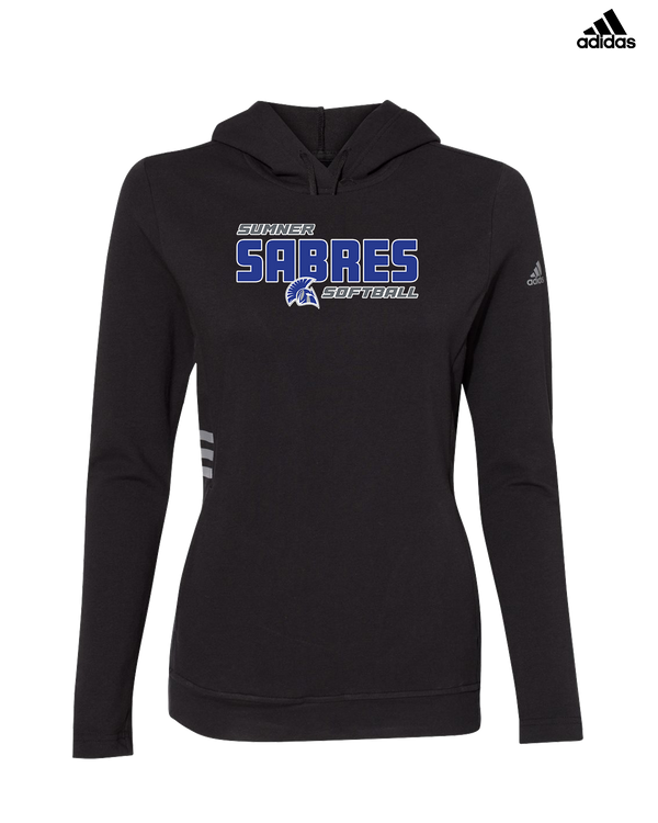 Sumner Academy Softball Bold - Adidas Women's Lightweight Hooded Sweatshirt