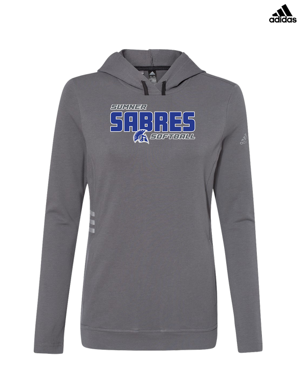 Sumner Academy Softball Bold - Adidas Women's Lightweight Hooded Sweatshirt