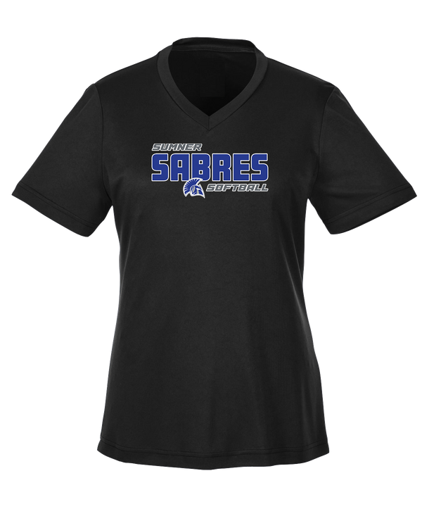 Sumner Academy Softball Bold - Womens Performance Shirt