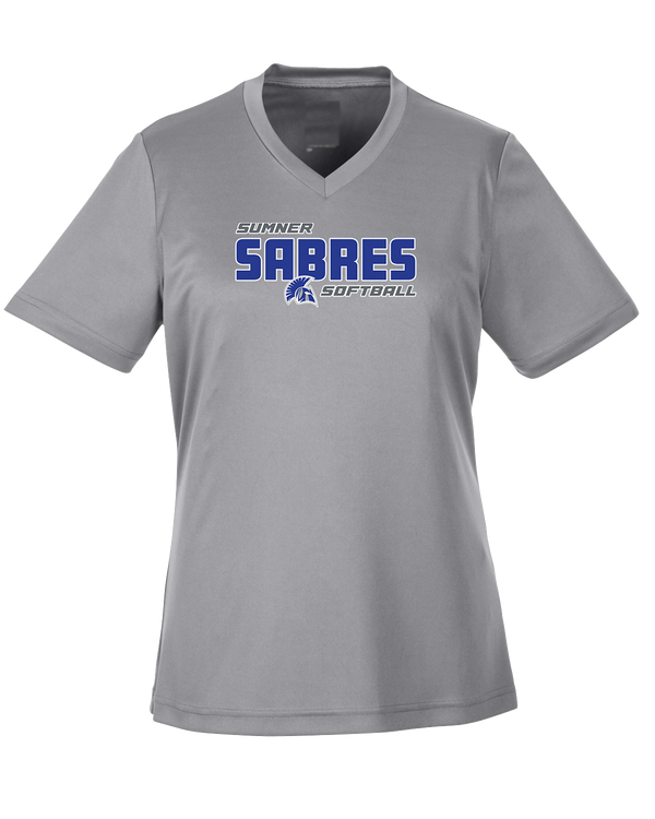 Sumner Academy Softball Bold - Womens Performance Shirt
