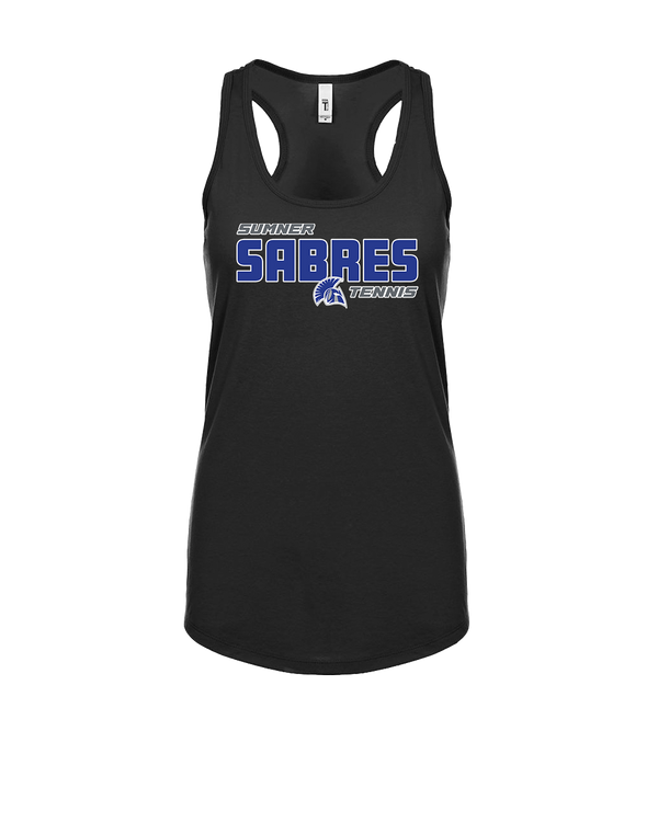 Sumner Academy Tennis Bold - Womens Tank Top