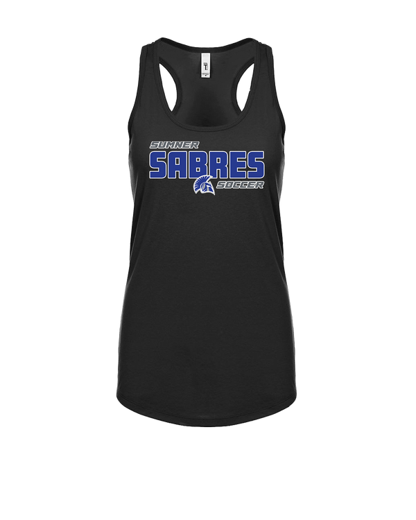 Sumner Academy Soccer Bold - Womens Tank Top