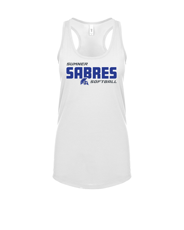 Sumner Academy Softball Bold - Womens Tank Top