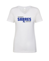 Sumner Academy Soccer Bold - Womens V-Neck