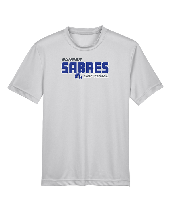 Sumner Academy Softball Bold - Youth Performance T-Shirt