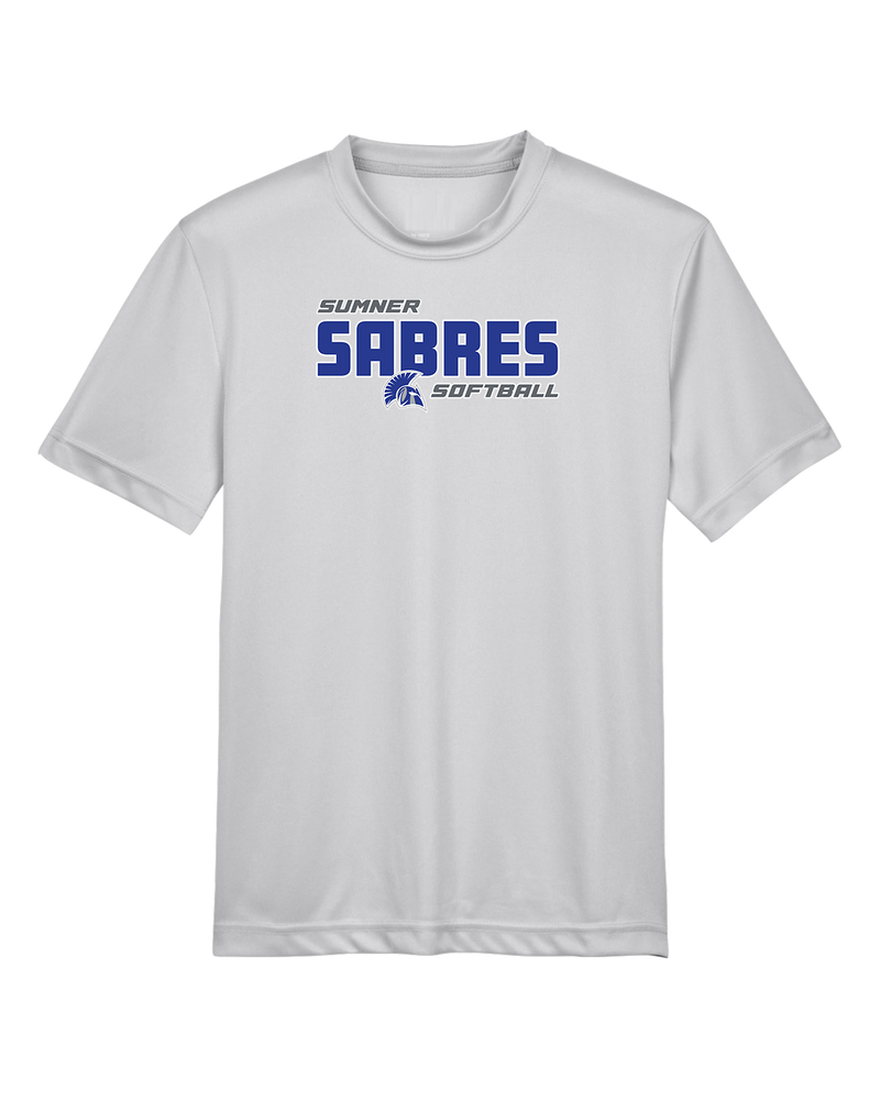 Sumner Academy Softball Bold - Youth Performance T-Shirt