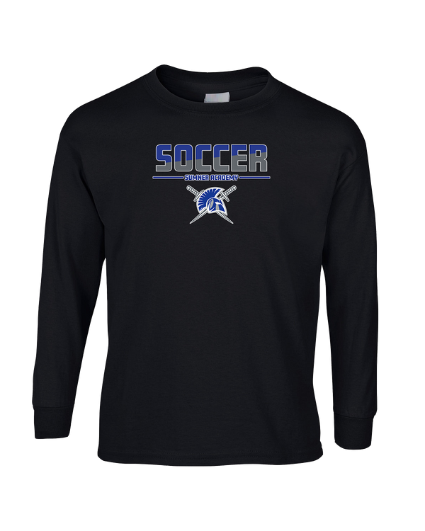 Sumner Academy Soccer Cut - Mens Basic Cotton Long Sleeve