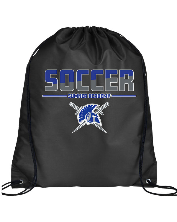 Sumner Academy Soccer Cut - Drawstring Bag