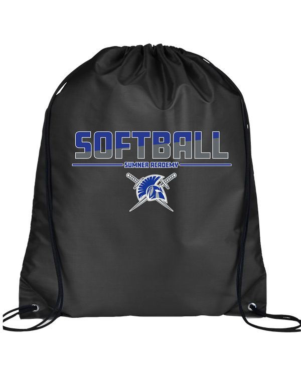 Sumner Academy Softball Cut - Drawstring Bag