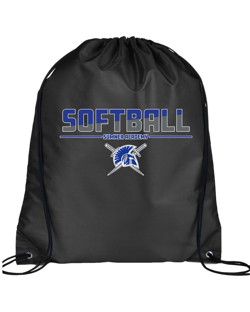 Sumner Academy Softball Cut - Drawstring Bag