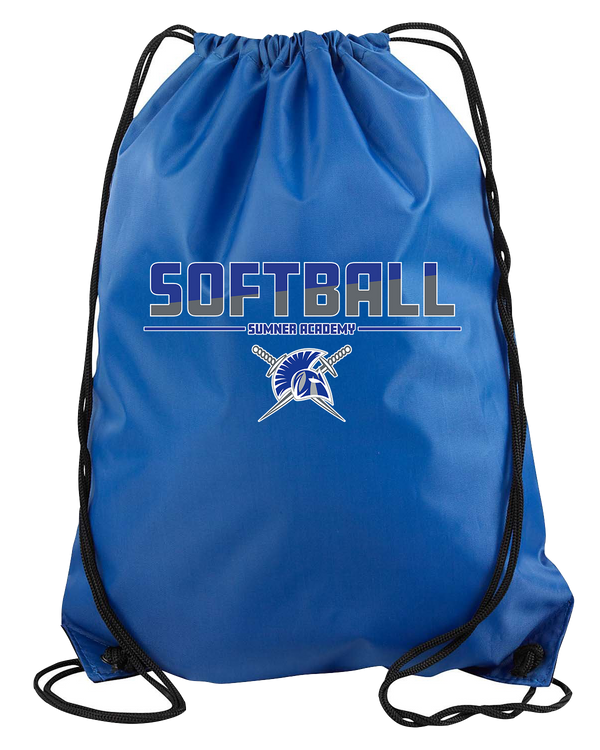 Sumner Academy Softball Cut - Drawstring Bag