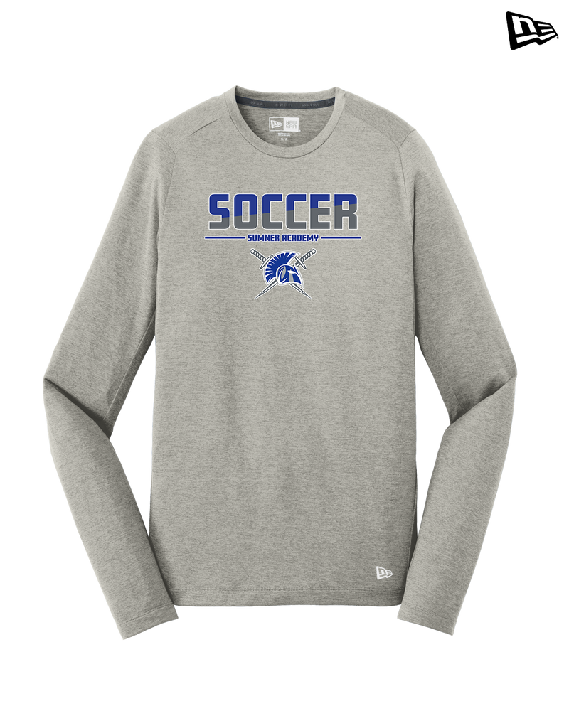 Sumner Academy Soccer Cut - New Era Long Sleeve Crew