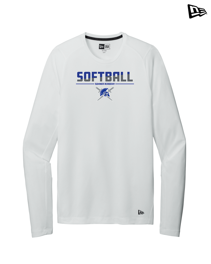 Sumner Academy Softball Cut - New Era Long Sleeve Crew