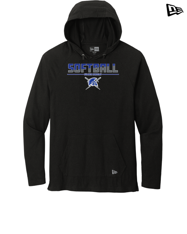 Sumner Academy Softball Cut - New Era Tri Blend Hoodie