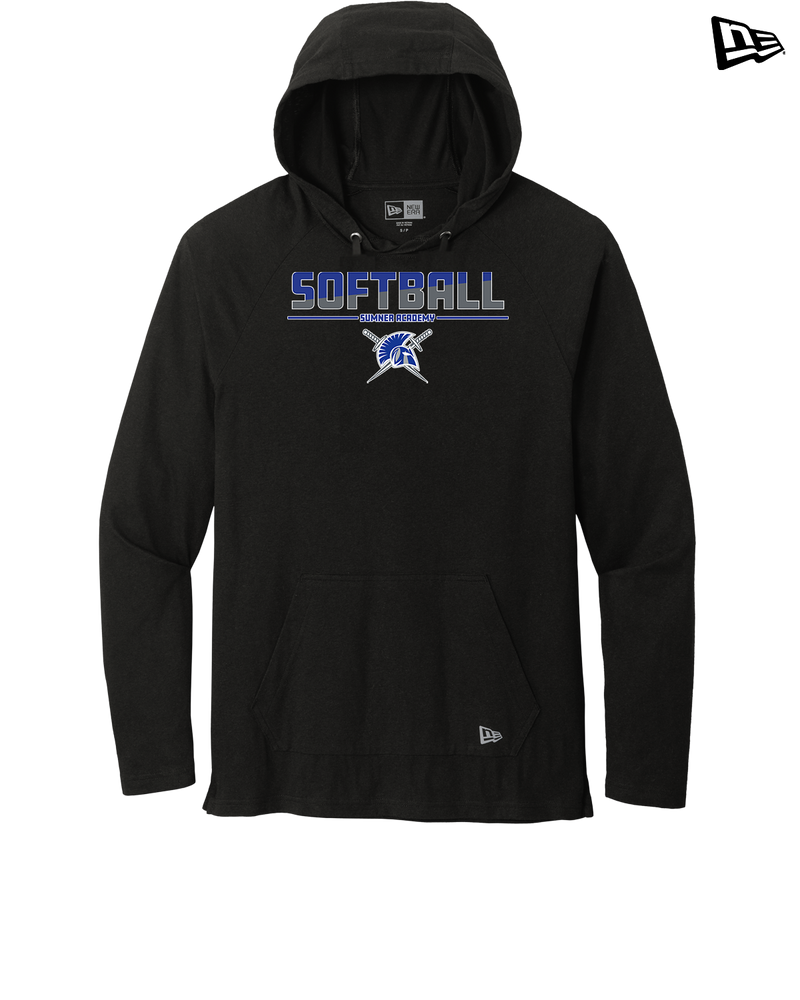 Sumner Academy Softball Cut - New Era Tri Blend Hoodie