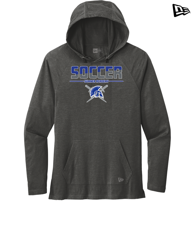 Sumner Academy Soccer Cut - New Era Tri Blend Hoodie