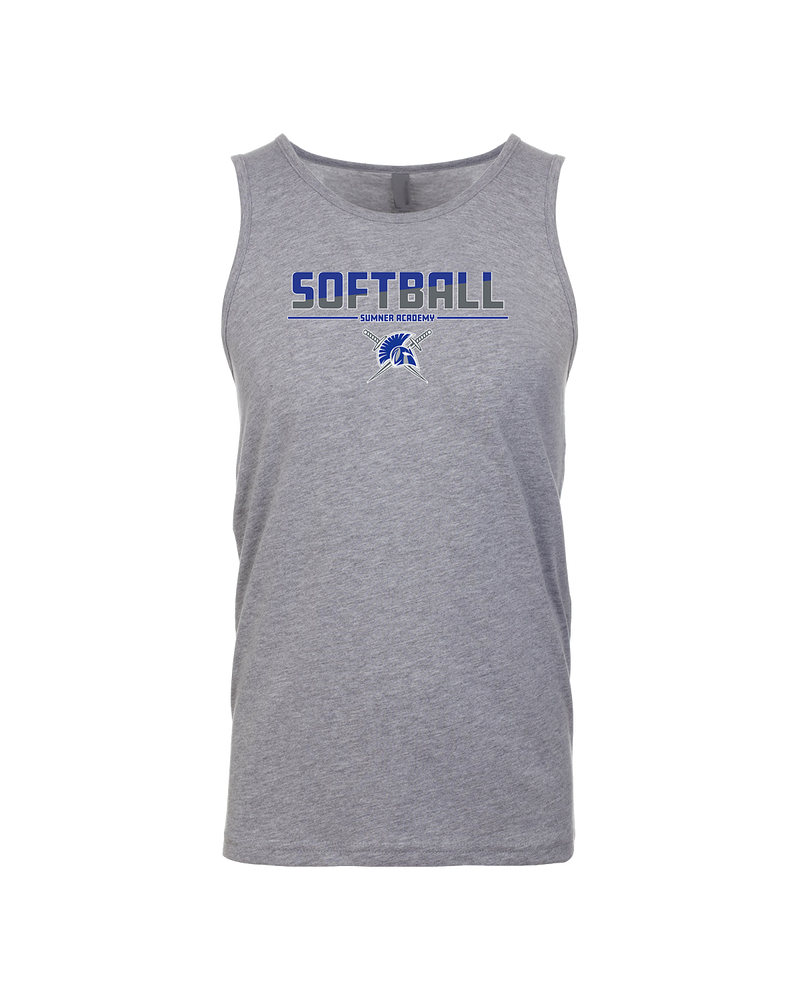 Sumner Academy Softball Cut - Mens Tank Top