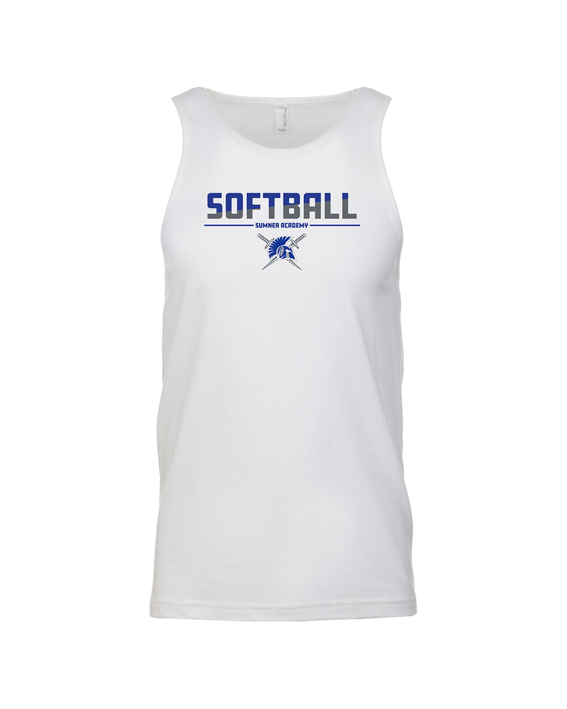 Sumner Academy Softball Cut - Mens Tank Top