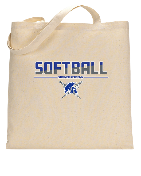 Sumner Academy Softball Cut - Tote Bag