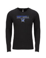 Sumner Academy Softball Cut - Tri Blend Long Sleeve