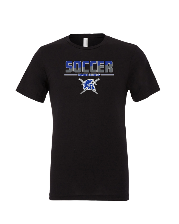 Sumner Academy Soccer Cut - Mens Tri Blend Shirt